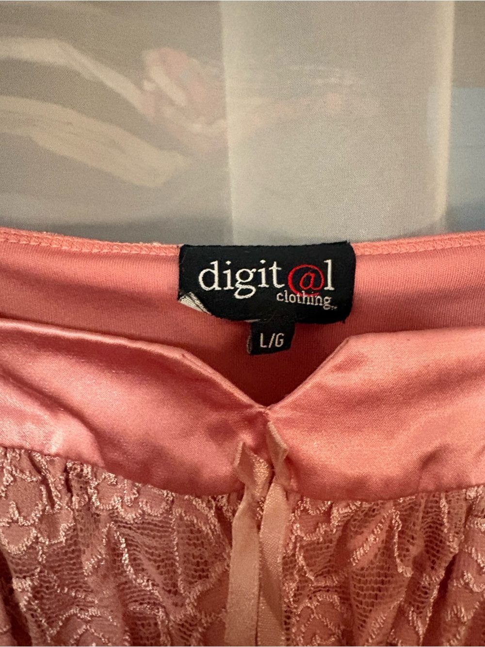 Pink lace babydoll top - Picture 5 of 6